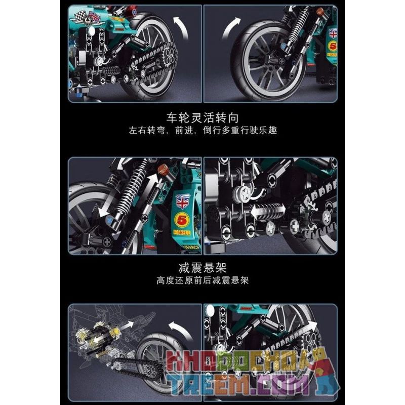 LUCKY STAR 50025 MOULDKING MOULD KING 23002 REBRICKABLE MOC-32005 32005 MOC32005 Xếp hình kiểu Lego KAWASAKI H2R Coffee Knight Motorcycle Cà Phê Rider Mô Tô 431 khối LUCKY STAR 50025 MOULDKING MOULD KING 23002 REBRICKABLE MOC-32005 32005 MOC32005 Xếp hình kiểu Lego KAWASAKI H2R Coffee Knight Motorcycle Cà Phê Rider Mô Tô 431 khối