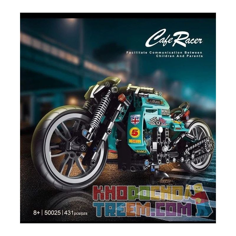 MouldKing 23002 Mould King 23002 REBRICKABLE MOC-32005 32005 MOC32005 non  CÀ PHÊ RIDER MÔ TÔ bộ đồ chơi xếp lắp ráp ghép mô hình  KAWASAKI H2R Kỹ Thuật Công Nghệ Cao Mô Hình Phương Tiện 563 khối