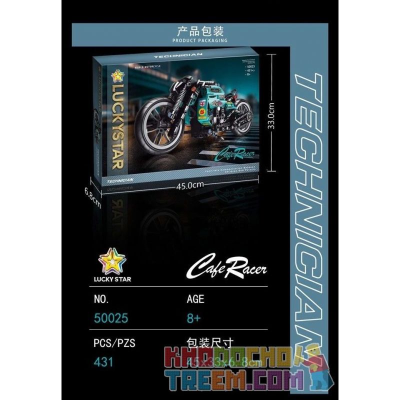 MouldKing 23002 Mould King 23002 REBRICKABLE MOC-32005 32005 MOC32005 non  CÀ PHÊ RIDER MÔ TÔ bộ đồ chơi xếp lắp ráp ghép mô hình  KAWASAKI H2R Kỹ Thuật Công Nghệ Cao Mô Hình Phương Tiện 563 khối