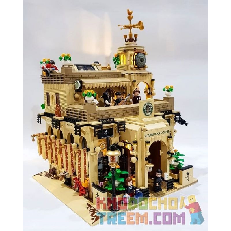 XIPOO XP93220 93220 Xếp hình kiểu Lego CREATOR Starbucks Coffee Starbucks Selection Coffee Shop Street Chế độ Xem Phố Của Cửa Hàng Cà Phê Chọn Lọc Của Starbucks 3480 khối XIPOO XP93220 93220 Xếp hình kiểu Lego CREATOR Starbucks Coffee Starbucks Selection Coffee Shop Street Chế độ Xem Phố Của Cửa Hàng Cà Phê Chọn Lọc Của Starbucks 3480 khối