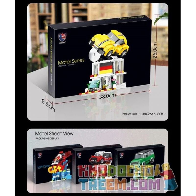 SHENZHEN RAEL ENTERTAINMENT 10011-1 10011-2 10011-3 10011-4 Xếp hình kiểu Lego SPEED CHAMPIONS Motel Street View Motel 4 Nhà Nghỉ 4 gồm 4 hộp nhỏ SHENZHEN RAEL ENTERTAINMENT 10011-1 10011-2 10011-3 10011-4 Xếp hình kiểu Lego SPEED CHAMPIONS Motel Street View Motel 4 Nhà Nghỉ 4 gồm 4 hộp nhỏ