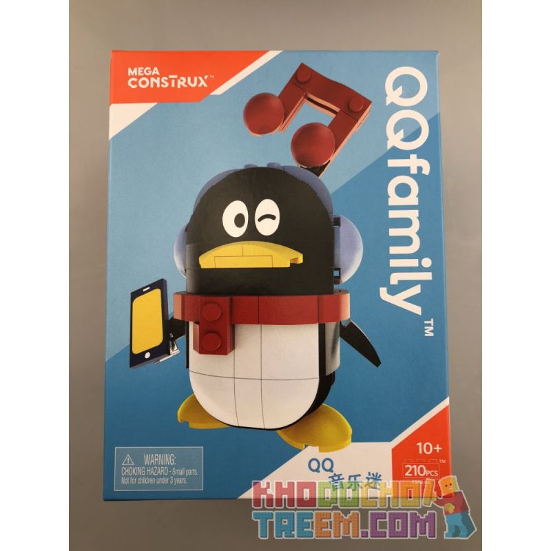 MEGA BLOKS FMR44 non  QQFAMILY NHỮNG KHOẢNH KHẮC HẠNH PHÚC NGƯỜI HÂM MỘ NHẠC bộ đồ chơi xếp lắp ráp ghép mô hình 210 khối