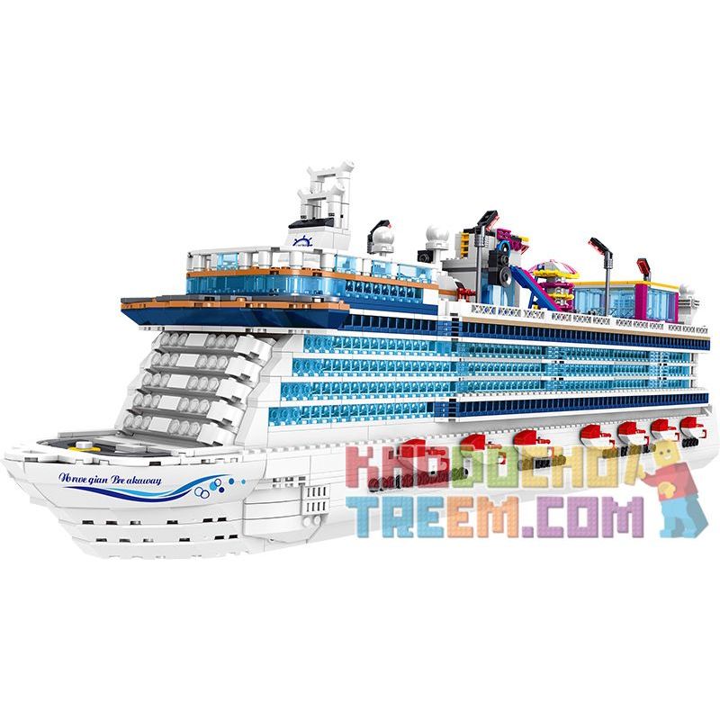 ZHEGAO QL1807 1807 Xếp hình kiểu Lego CREATOR Cruise Liner Norwegian Flying Bird Number Cruise Asuka Na Uy 2446 khối ZHEGAO QL1807 1807 Xếp hình kiểu Lego CREATOR Cruise Liner Norwegian Flying Bird Number Cruise Asuka Na Uy 2446 khối