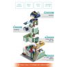 HAPPY BUILD SHINEYU XINYU YC-20008 20008 YC20008 non  CỬA HÀNG NHẠC CỤ bộ đồ chơi xếp lắp ráp ghép mô hình Mini Modular STREETCAPE Đường Phố Thu Nhỏ 3005 khối