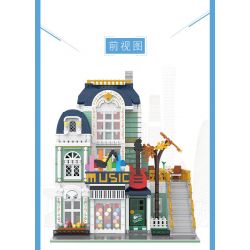 HAPPY BUILD SHINEYU XINYU YC-20008 20008 YC20008 non  CỬA HÀNG NHẠC CỤ bộ đồ chơi xếp lắp ráp ghép mô hình Mini Modular STREETCAPE Đường Phố Thu Nhỏ 3005 khối HAPPY BUILD SHINEYU XINYU YC-20008 20008 YC20008 non  CỬA HÀNG NHẠC CỤ bộ đồ chơi xếp lắp ráp ghép mô hình Mini Modular STREETCAPE Đường Phố Thu Nhỏ 3005 khối