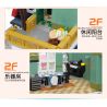 HAPPY BUILD SHINEYU XINYU YC-20008 20008 YC20008 non  CỬA HÀNG NHẠC CỤ bộ đồ chơi xếp lắp ráp ghép mô hình Mini Modular STREETCAPE Đường Phố Thu Nhỏ 3005 khối