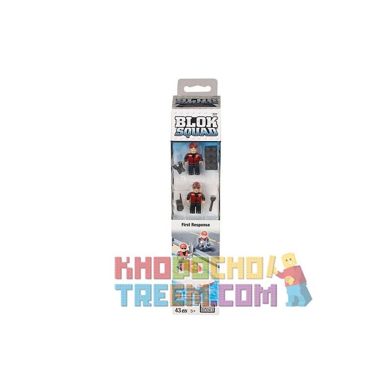 MEGA BLOKS 221 Xếp hình kiểu Lego CITY First Response Phản Hồi đầu Tiên 43 khối MEGA BLOKS 221 Xếp hình kiểu Lego CITY First Response Phản Hồi đầu Tiên 43 khối