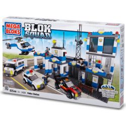 MEGA BLOKS 2420 Xếp hình kiểu Lego CITY Police Station With Jail Police Station And Prison Đồn Cảnh Sát Và Nhà Tù 832 khối