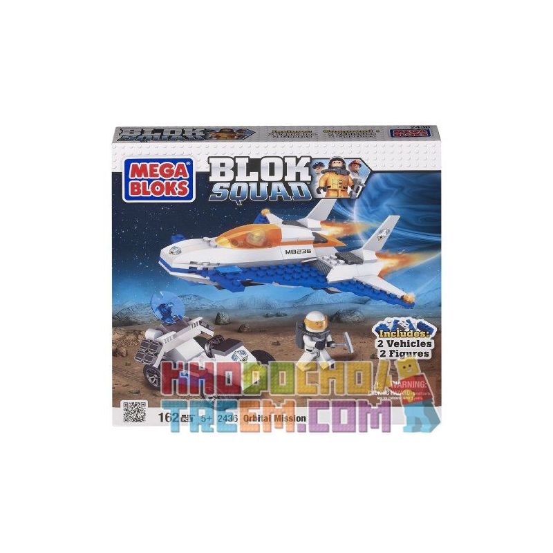 MEGA BLOKS 2436 Xếp hình kiểu Lego CITY Orbital Mission Track Mission Nhiệm Vụ Quỹ đạo 162 khối MEGA BLOKS 2436 Xếp hình kiểu Lego CITY Orbital Mission Track Mission Nhiệm Vụ Quỹ đạo 162 khối