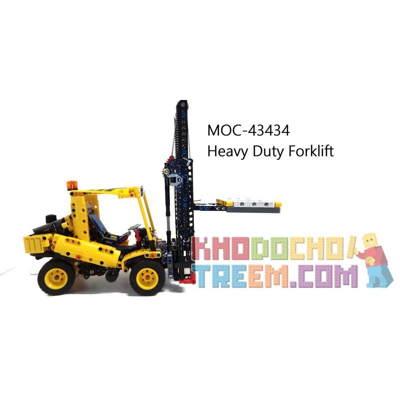 REBRICKABLE MOC-37091 37091 MOC37091 Xếp hình kiểu Lego TECHNIC Forklift Mobile Crane Cần Trục Di động 802 khối REBRICKABLE MOC-37091 37091 MOC37091 Xếp hình kiểu Lego TECHNIC Forklift Mobile Crane Cần Trục Di động 802 khối