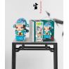 CAYI 10034 10035 10036 10037 non  SHENGDAN JINGCHOU 4 KIỂU FANGTOUZI XIAOSHENG DAOMADAN ZHENGJING WENCHOU bộ đồ chơi xếp lắp ráp ghép mô hình Chinatown Khu Phố Tàu