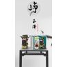 CAYI 10034 10035 10036 10037 non  SHENGDAN JINGCHOU 4 KIỂU FANGTOUZI XIAOSHENG DAOMADAN ZHENGJING WENCHOU bộ đồ chơi xếp lắp ráp ghép mô hình Chinatown Khu Phố Tàu