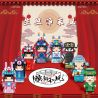 CAYI 10034 10035 10036 10037 non  SHENGDAN JINGCHOU 4 KIỂU FANGTOUZI XIAOSHENG DAOMADAN ZHENGJING WENCHOU bộ đồ chơi xếp lắp ráp ghép mô hình Chinatown Khu Phố Tàu