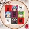 CAYI 10034 10035 10036 10037 non  SHENGDAN JINGCHOU 4 KIỂU FANGTOUZI XIAOSHENG DAOMADAN ZHENGJING WENCHOU bộ đồ chơi xếp lắp ráp ghép mô hình Chinatown Khu Phố Tàu