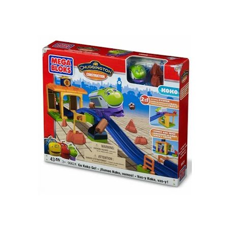 MEGA BLOKS 96624 non  ĐÂY VÀ ĐÓ! bộ đồ chơi xếp lắp ráp ghép mô hình Movie & Game GO KOKO GO! Phim Và Trò Chơi 43 khối