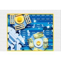 DK 3001 QIZHILE 90024 non  ĐÊM ĐẦY SAO bộ đồ chơi xếp lắp ráp ghép mô hình Creator Expert VINCENT VAN GOGH THE STARRY NIGHT Chuyên Gia Sáng Tạo 1830 khối