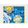 DK 3001 QIZHILE 90024 non  ĐÊM ĐẦY SAO bộ đồ chơi xếp lắp ráp ghép mô hình Creator Expert VINCENT VAN GOGH THE STARRY NIGHT Chuyên Gia Sáng Tạo 1830 khối