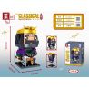 ZHEGAO QL2309 2309 non  SƯ CÁT TƯỜNG bộ đồ chơi xếp lắp ráp ghép mô hình Brickheadz CLASSICAL MASTERPIECES Nhân Vật Đầu To 177 khối