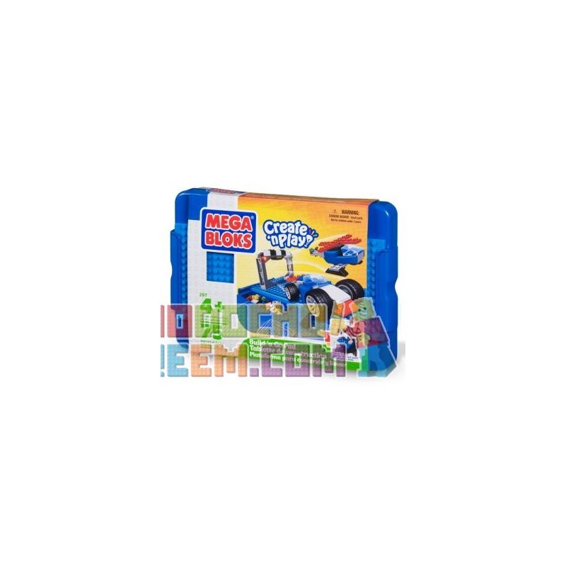 MEGA BLOKS 297 non Lego BUILD'N GO PAD (CẬU BÉ) bộ đồ chơi xếp lắp ráp ghép mô hình Creator BUILD 'N GO PAD (BOYS) Sáng Tạo 75 khối