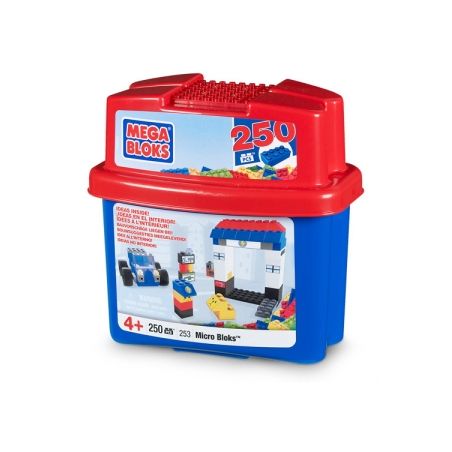 MEGA BLOKS 253 non  250 THÙNG MICRO bộ đồ chơi xếp lắp ráp ghép mô hình Creator MICRO BLOKS TUB 250 PIECES Sáng Tạo 250 khối