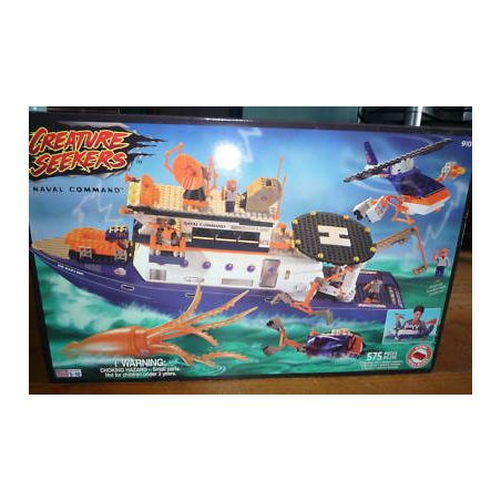 MEGA BLOKS 9101 non  BỘ TƯ LỆNH HẢI QUÂN bộ đồ chơi xếp lắp ráp ghép mô hình NAVAL COMMAND 575 khối