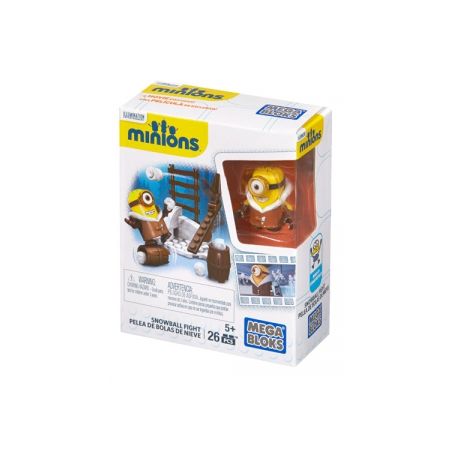 MEGA BLOKS CNF48 non  SNOWBALL CHIẾN ĐẤU bộ đồ chơi xếp lắp ráp ghép mô hình Movie & Game SNOWBALL FIGHT Phim Và Trò Chơi 26 khối