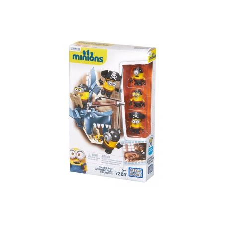 MEGA BLOKS CNF54 non  MỒI CÁ MẬP bộ đồ chơi xếp lắp ráp ghép mô hình Movie & Game SHARK BAIT Phim Và Trò Chơi 72 khối
