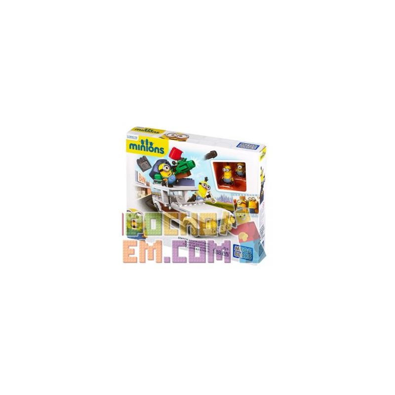 MEGA BLOKS CNF56 non Lego KỲ NGHỈ TOA XE bộ đồ chơi xếp lắp ráp ghép mô hình Movie & Game STATION WAGON GETAWAY Phim Và Trò Chơi 188 khối