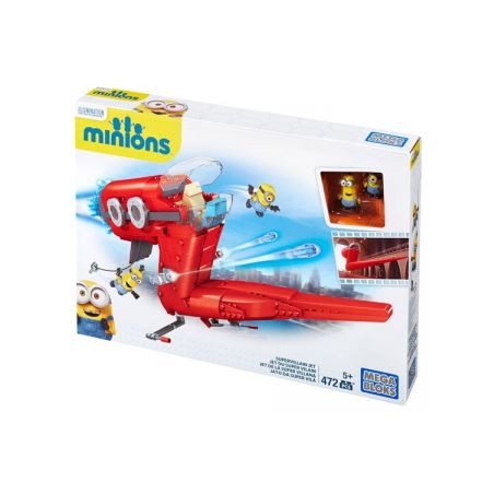 MEGA BLOKS CNF60 non  MÁY BAY PHẢN LỰC SIÊU DIỆN bộ đồ chơi xếp lắp ráp ghép mô hình Movie & Game SUPERVILLAIN JET Phim Và Trò Chơi 472 khối