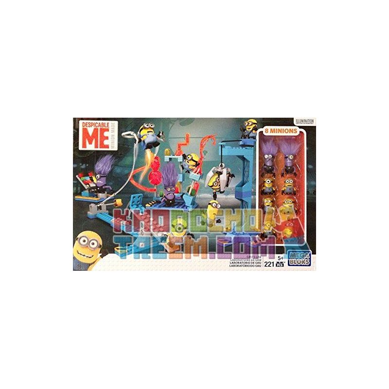 MEGA BLOKS CNP34 Xếp hình kiểu Lego Gru's Lab Laboratory Of GRU Phòng Thí Nghiệm Của Gru 221 khối MEGA BLOKS CNP34 Xếp hình kiểu Lego Gru's Lab Laboratory Of GRU Phòng Thí Nghiệm Của Gru 221 khối