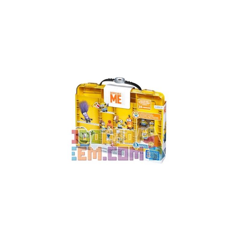 MEGA BLOKS DNC19 Xếp hình kiểu Lego Minions Display Case Small Yellow People Showcase Hộp Trưng Bày Minions 28 khối MEGA BLOKS DNC19 Xếp hình kiểu Lego Minions Display Case Small Yellow People Showcase Hộp Trưng Bày Minions 28 khối
