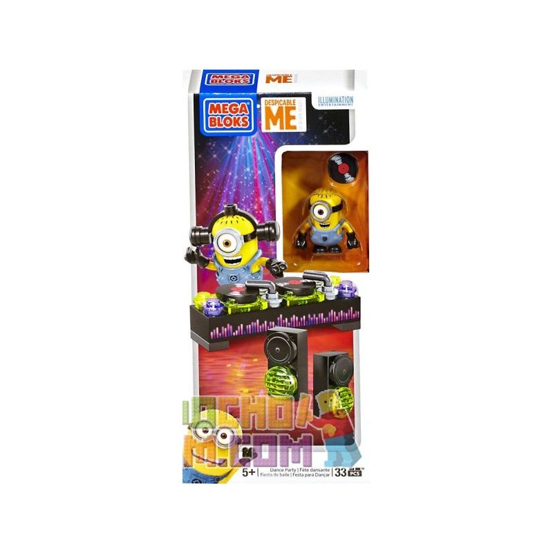 MEGA BLOKS 94808 non Lego DẠ HỘI bộ đồ chơi xếp lắp ráp ghép mô hình Movie & Game DANCE PARTY Phim Và Trò Chơi 33 khối