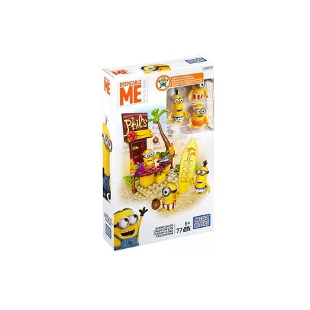 MEGA BLOKS DPG70 non  ĐẢO HỖN LOẠN bộ đồ chơi xếp lắp ráp ghép mô hình Movie & Game ISLAND CHAOS Phim Và Trò Chơi 77 khối