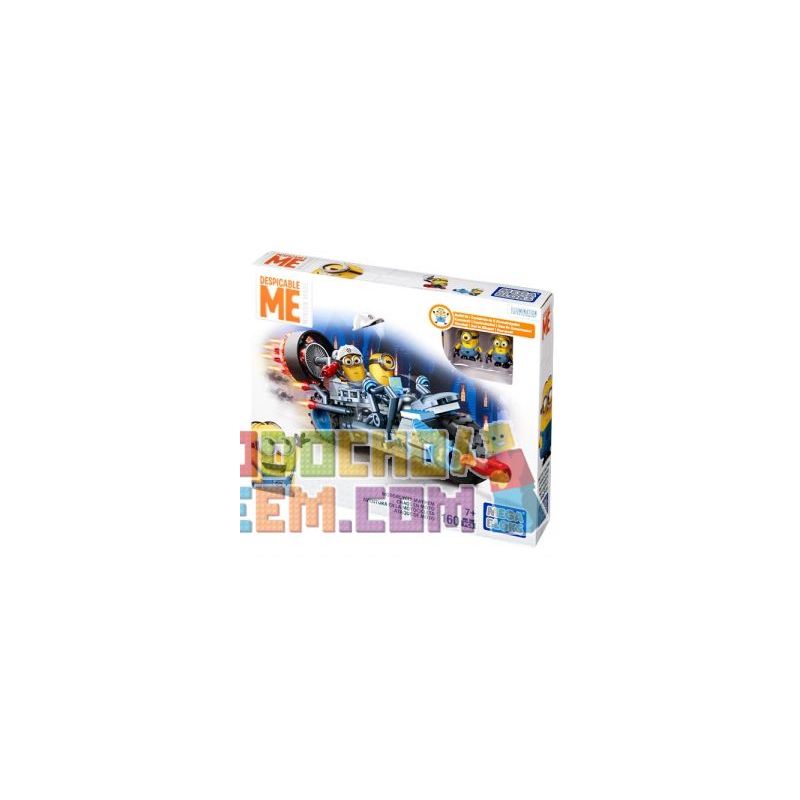 MEGA BLOKS DPG71 non Lego BẠO LOẠN XE MÁY bộ đồ chơi xếp lắp ráp ghép mô hình Motorcycle Motorbike MOTORCYCLE MAYHEM Xe Hai Bánh 160 khối