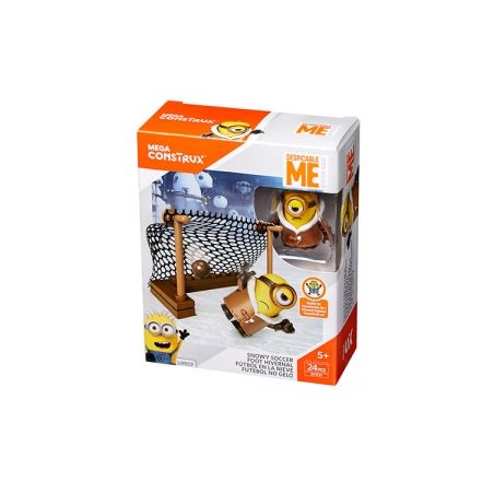 MEGA BLOKS DYD31 non  BÓNG ĐÁ TRÊN TUYẾT bộ đồ chơi xếp lắp ráp ghép mô hình Movie & Game SNOWY SOCCER Phim Và Trò Chơi 24 khối