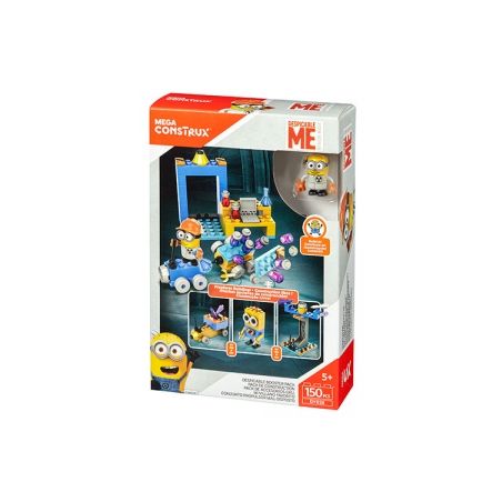 MEGA BLOKS DYD38 non  GÓI TĂNG CƯỜNG DESPICABLE ME bộ đồ chơi xếp lắp ráp ghép mô hình Boost DESPICABLE BOOSTER PACK Tư Duy 150 khối