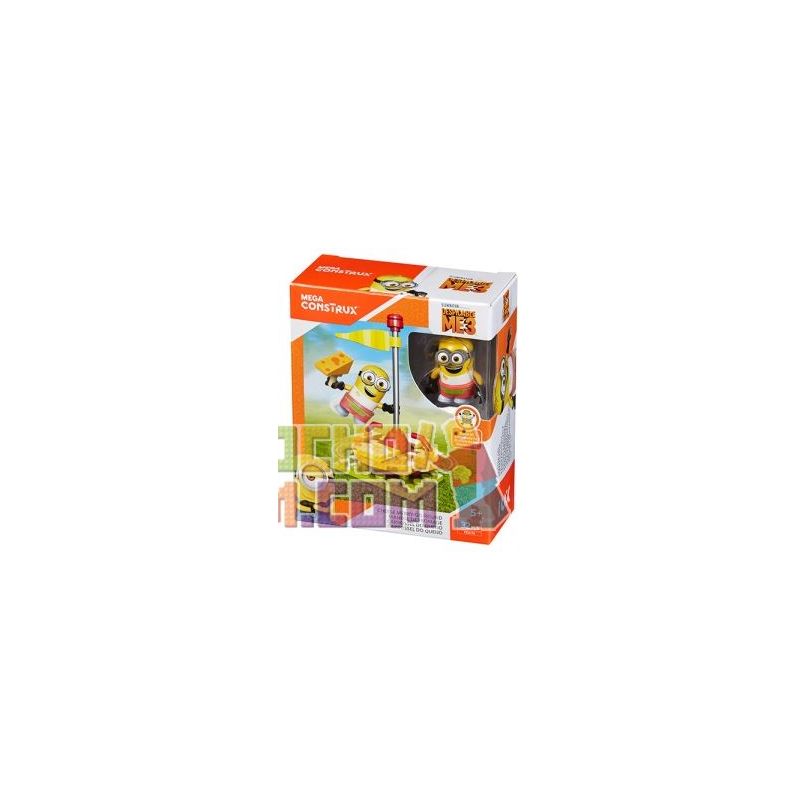 MEGA BLOKS FDX74 non Lego BĂNG CHUYỀN PHO MÁT bộ đồ chơi xếp lắp ráp ghép mô hình Movie & Game CHEESE MERRY-GO-ROUND Phim Và Trò Chơi 32 khối