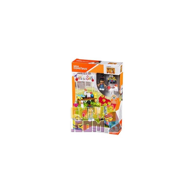 MEGA BLOKS FDX79 non Lego CUỘC HỌP BÁN ĐỒ CHƠI CỦA AGNES bộ đồ chơi xếp lắp ráp ghép mô hình Movie & Game AGNES’ TOY SALE Phim Và Trò Chơi 70 khối