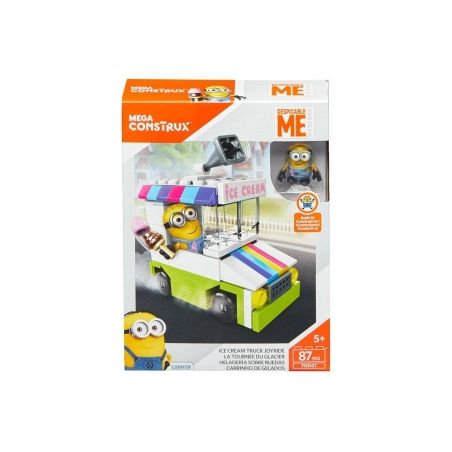 MEGA BLOKS FND01 non  XE BÁN KEM bộ đồ chơi xếp lắp ráp ghép mô hình Movie & Game ICE CREAM TRUCK JOYRIDE Phim Và Trò Chơi 87 khối