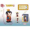 ZHEGAO QL2324 2324 non  JIA BAOYU. bộ đồ chơi xếp lắp ráp ghép mô hình Brickheadz CLASSICAL MASTERPIECES Nhân Vật Đầu To 201 khối