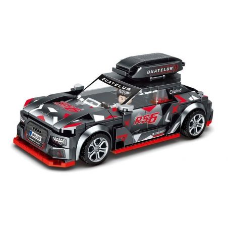 LEYI 31022 non  XE THỂ THAO R56 bộ đồ chơi xếp lắp ráp ghép mô hình Racing Cuộc Đua 338 khối