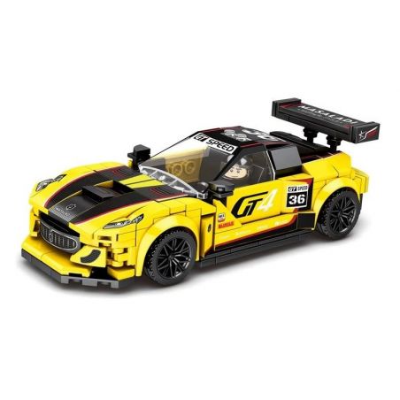 LEYI 31021 non  XE THỂ THAO GT4 bộ đồ chơi xếp lắp ráp ghép mô hình Racing Cuộc Đua 301 khối