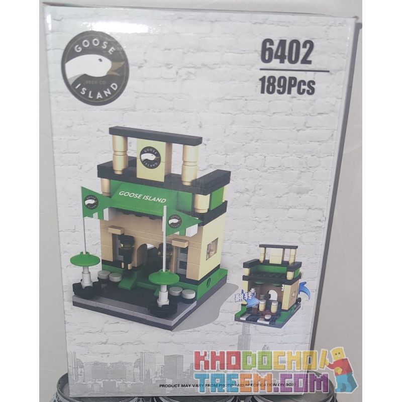 GOOSE ISLAND 6402 Xếp hình kiểu Lego SEASONAL Goose Island Beer Gift Tặng Bia Goose Island 189 khối GOOSE ISLAND 6402 Xếp hình kiểu Lego SEASONAL Goose Island Beer Gift Tặng Bia Goose Island 189 khối