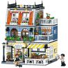 ZHEGAO QL0940 0940 non  KHÁCH SẠN VƯỜN bộ đồ chơi xếp lắp ráp ghép mô hình Creator Expert STREET VIEW Chuyên Gia Sáng Tạo 1316 khối