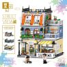ZHEGAO QL0940 0940 non  KHÁCH SẠN VƯỜN bộ đồ chơi xếp lắp ráp ghép mô hình Creator Expert STREET VIEW Chuyên Gia Sáng Tạo 1316 khối
