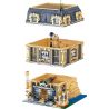 ZHEGAO QL0927 0927 non  KHÁCH SẠN CARLO bộ đồ chơi xếp lắp ráp ghép mô hình Creator Expert STREET VIEW Chuyên Gia Sáng Tạo 2099 khối
