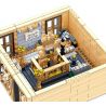 ZHEGAO QL0927 0927 non  KHÁCH SẠN CARLO bộ đồ chơi xếp lắp ráp ghép mô hình Creator Expert STREET VIEW Chuyên Gia Sáng Tạo 2099 khối