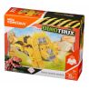 MEGA BLOKS DXW45 non  TAM GIÁC DRASSA. bộ đồ chơi xếp lắp ráp ghép mô hình Dinotrux ROCK DOZIN’ DOZER Khủng Long Máy 35 khối
