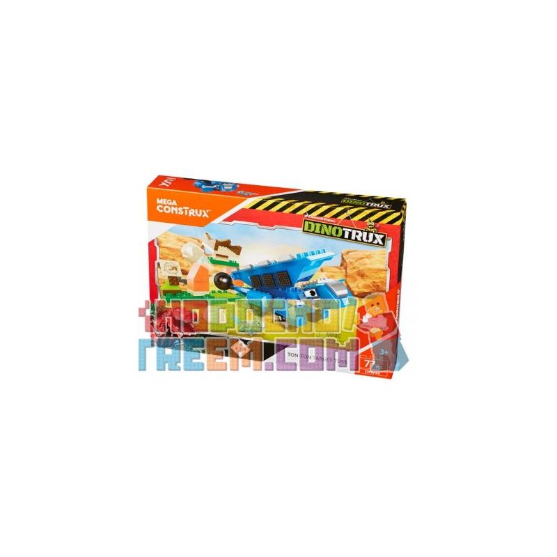 MEGA BLOKS DXW46 Xếp hình kiểu Lego DINOTRUX Ton Ton Target Toss Dinosaur Truck Hailongton Hailongton. 77 khối MEGA BLOKS DXW46 Xếp hình kiểu Lego DINOTRUX Ton Ton Target Toss Dinosaur Truck Hailongton Hailongton. 77 khối
