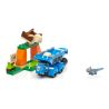 MEGA BLOKS DXW46 non  HAILONGTON. bộ đồ chơi xếp lắp ráp ghép mô hình Dinotrux TON TARGET TOSS Khủng Long Máy 77 khối